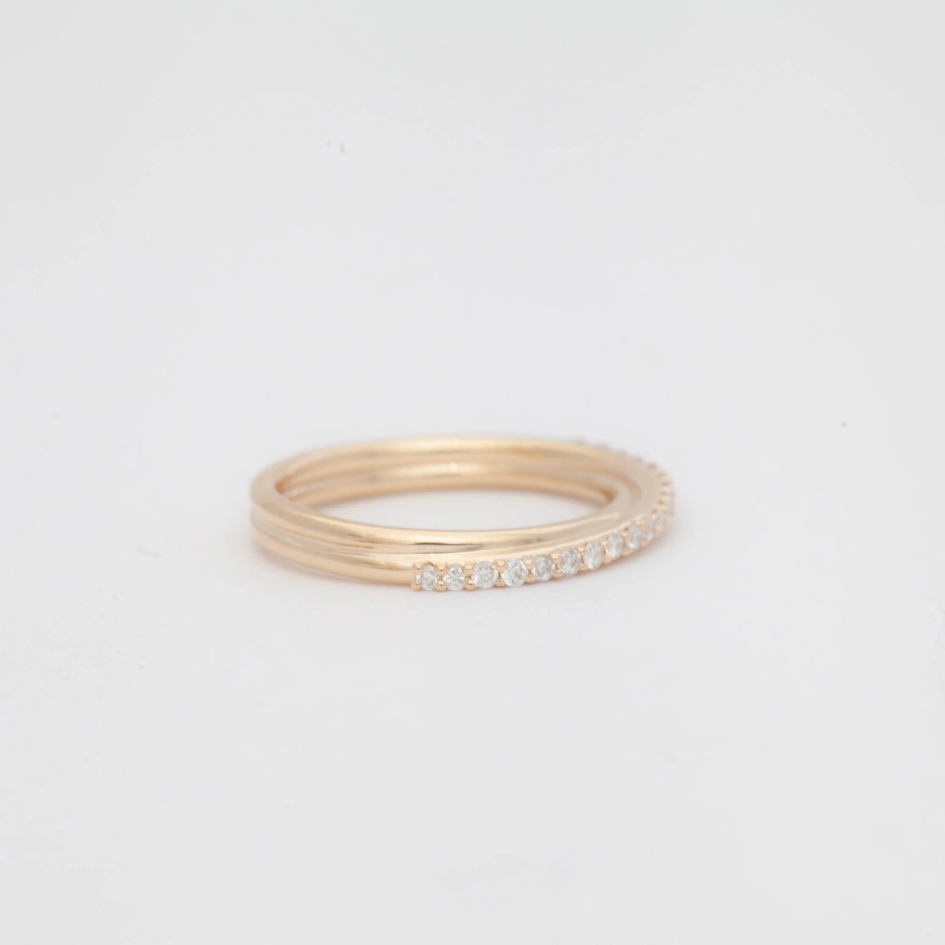 Small Demi-Pavé Current Ring - Image 2