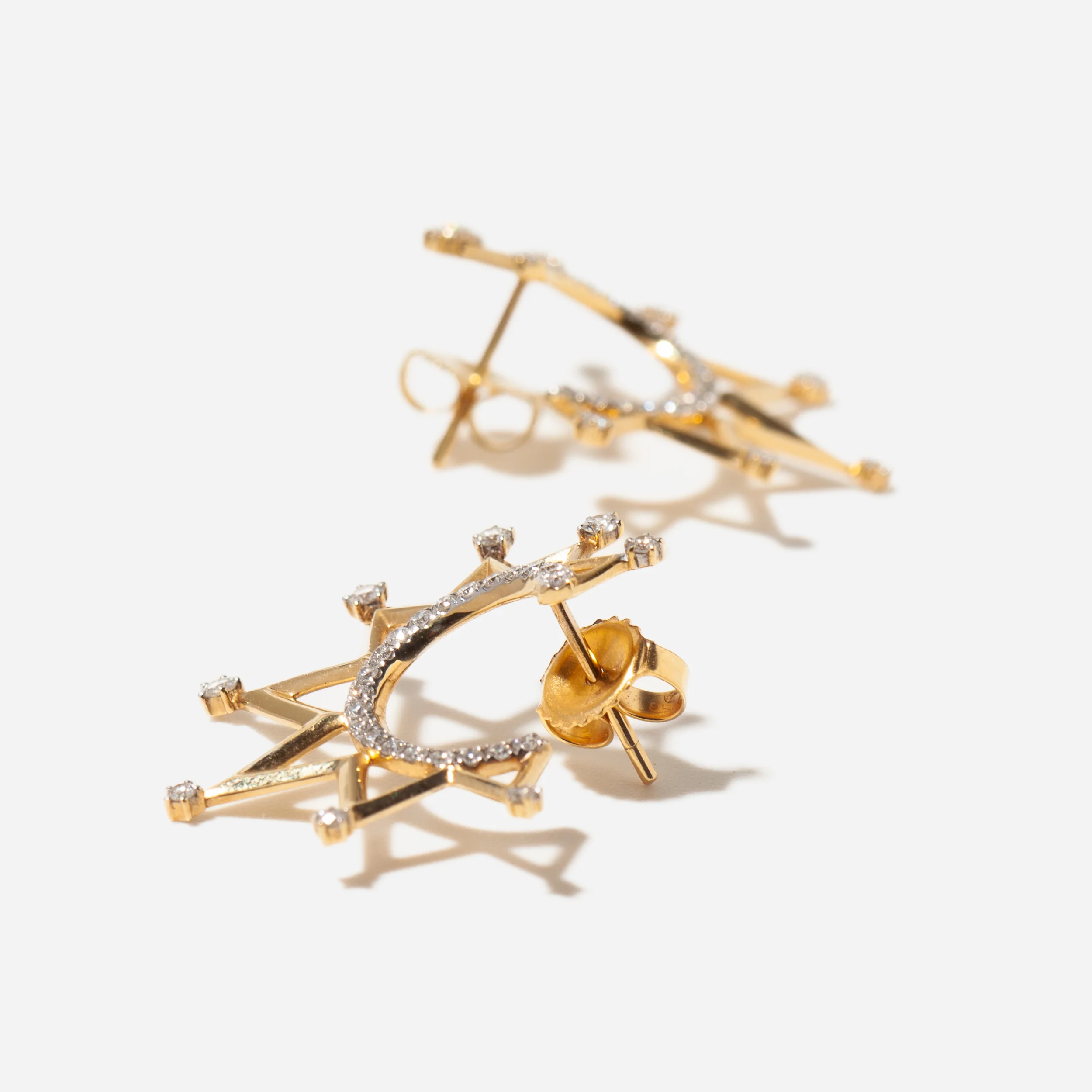 Starburst Crescent Earrings - Image 3