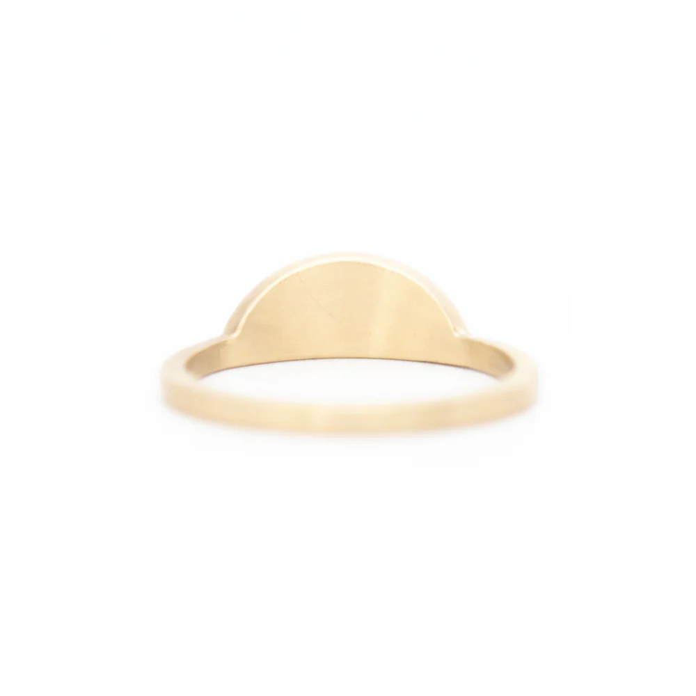 Sundial Pavé Stacker Ring - Image 4