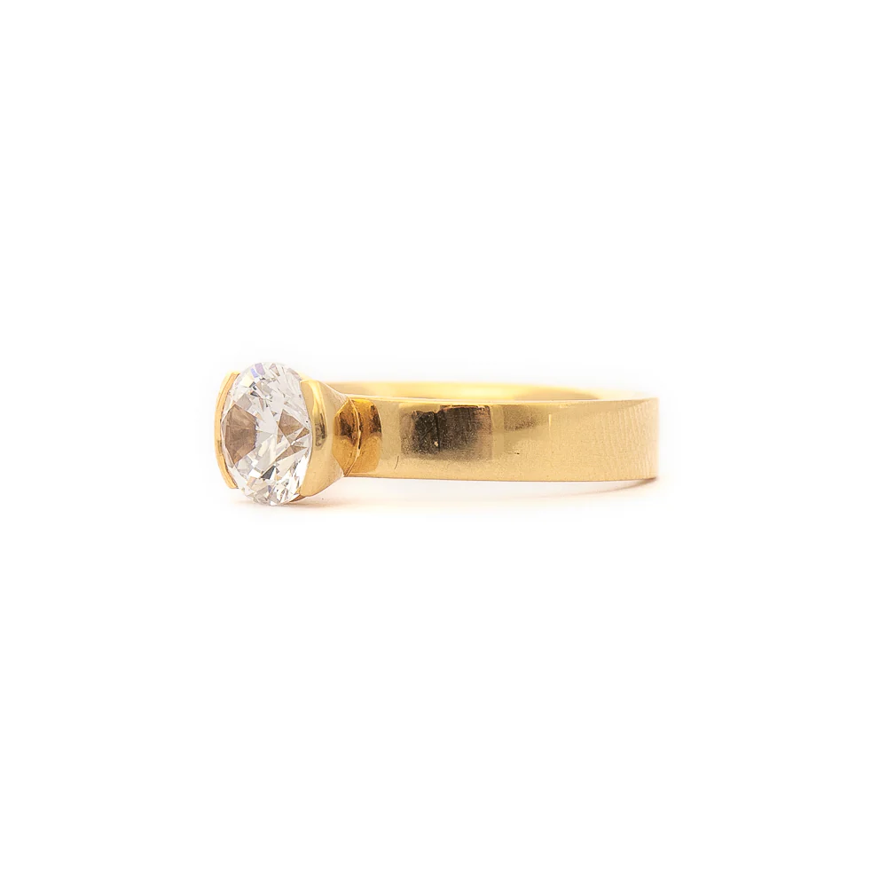 Temple Half-Bezel Solitaire - Image 3