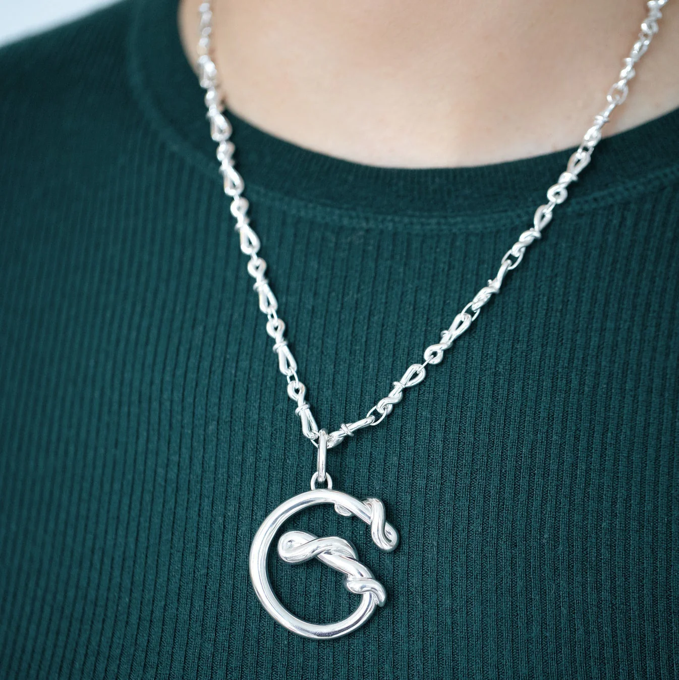Torsional Chain Necklace - Image 2