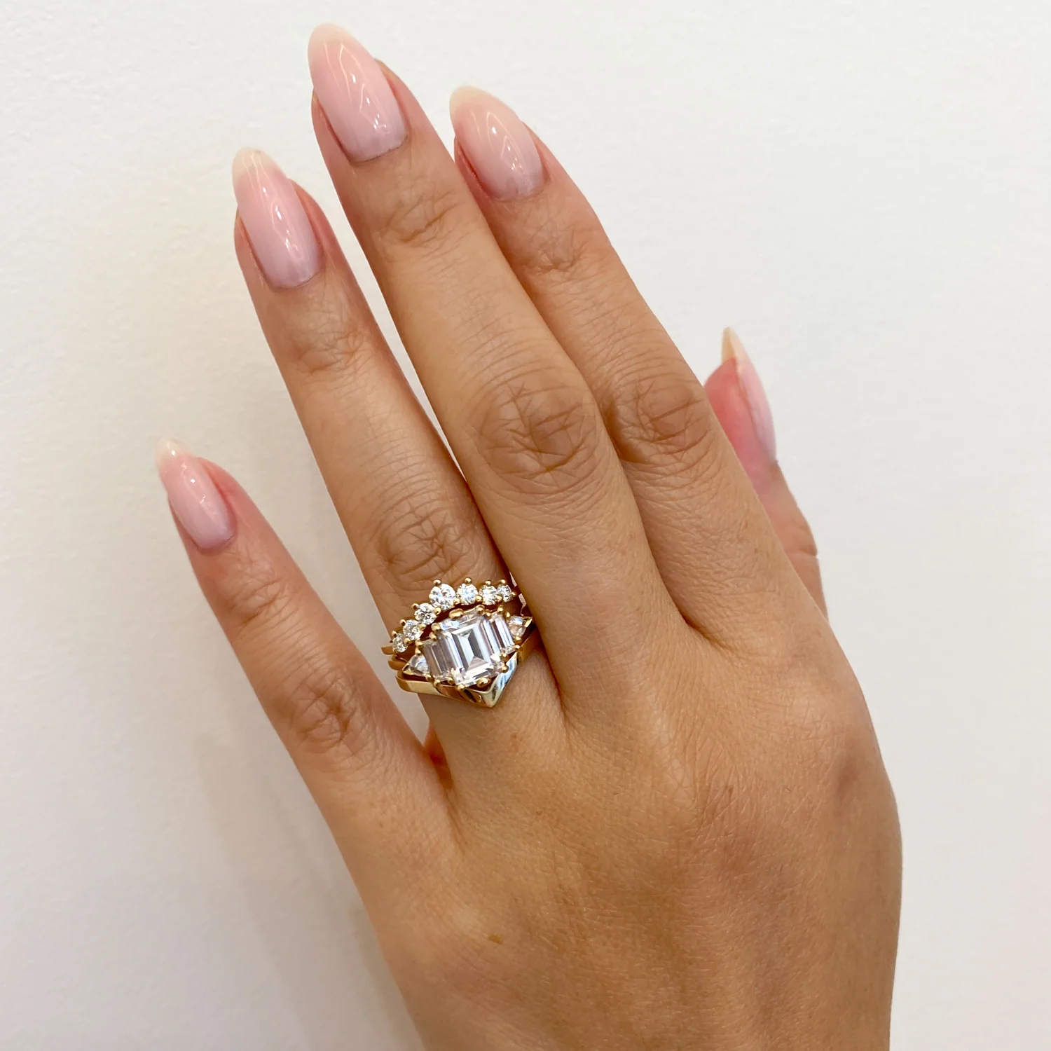 White Diamond Theda Ring - Image 2