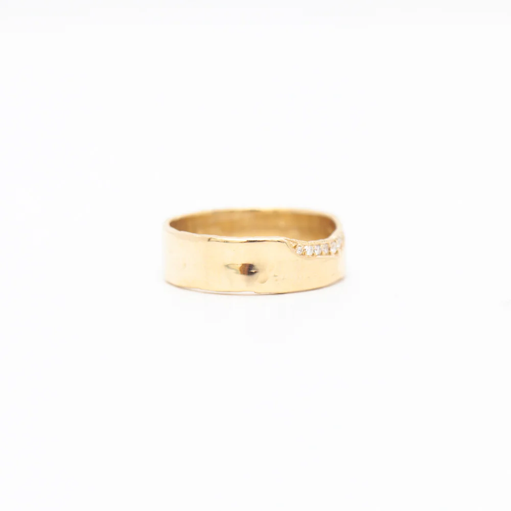 White Diamond Trail Ring - Image 3